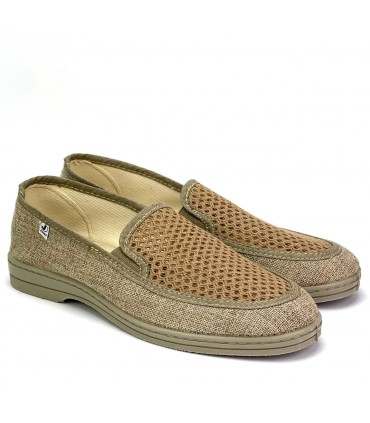 ZAPATILLA JAVER REJILLA 902 MARRON