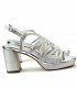 SANDALIA FIESTA PLATAFORMA BRILLO DWS26209 PLATA