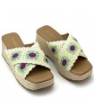 ZUECO YUTE CROCHET DHF26063 BLANCO PASTEL