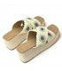 ZUECO YUTE CROCHET DHF26063 BLANCO PASTEL