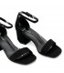 SANDALIA TACON ANCHO L521 NEGRO