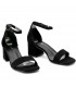 SANDALIA TACON ANCHO L521 NEGRO