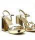 SANDALIA PLATAFORMA L506 ORO