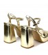 SANDALIA PLATAFORMA L506 ORO