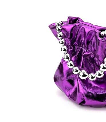 SAQUITO FIESTA METALIZADO AST20336 5 MORADO