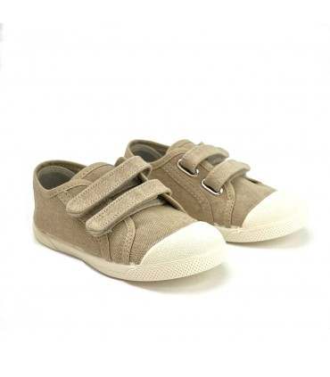 ZAPATILLA LONA UNISEX 866 122 PIEDRA