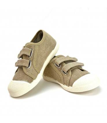 ZAPATILLA LONA UNISEX 866 122 PIEDRA