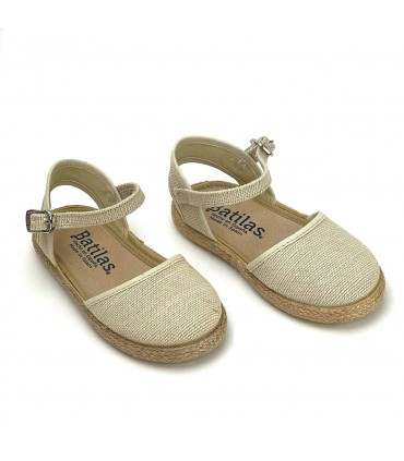 ALPARGATA NIÑA VESTIR 45831 TAUPE