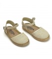 ALPARGATA NIÑA VESTIR 45831 TAUPE