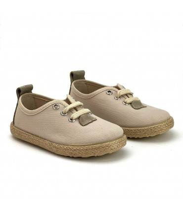 ZAPATO NIÑO ESPARTO 45001 2 PIEDRA