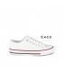 ZAPATILLA BLANCA RAYA ROJA 18-716