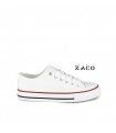 ZAPATILLA BLANCA RAYA ROJA 18-716