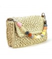 BOLSO CARTERA RAFIA ICW240308 BEIGE