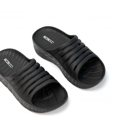 CHANCLA PLATAFORMA C40-463 NEGRO