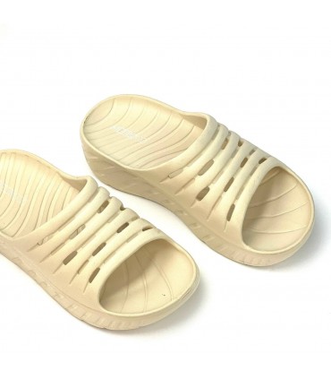 CHANCLA PLATAFORMA C40-463 BEIGE