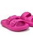 CHANCLA PLATAFORMA 2 HEBILLAS GOLATA C38-432P FUCSIA