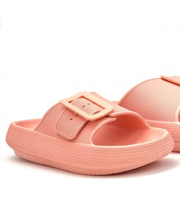 CHANCLA PLATAFORMA HEBILLA ROSA C40-051 KAPA