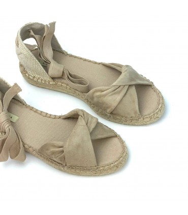 SANDALIA PLANA CINTAS M4330 NATURAL