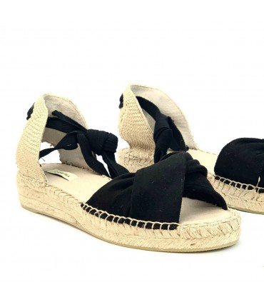 SANDALIA PLANA CINTAS M4330 NEGRO