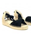 SANDALIA PLANA CINTAS M4330 NEGRO