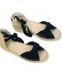 SANDALIA PLANA CINTAS M4330 NEGRO