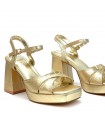 SANDALIA TACON FIESTA S-2386 GOLD ORO