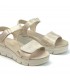 SANDALIA CONFORT AMARPIES ABZ26553 PLATINO