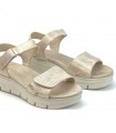 SANDALIA CONFORT AMARPIES ABZ26553 PLATINO