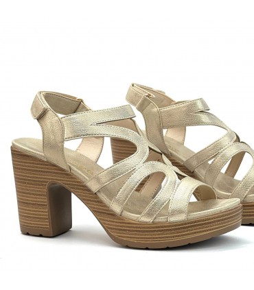 SANDALIA TACON AMARPIES ABZ26575 PLATINO