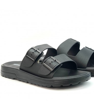 CHANCLA DOS HEBILLAS LAMBER 40-478 NEGRO