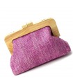 BOLSO CON ASA TIPO MADERA KMV309209 9 ROSA