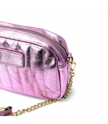 BOLSO BRILLOS BANDOLERA KMV309224 ROSA