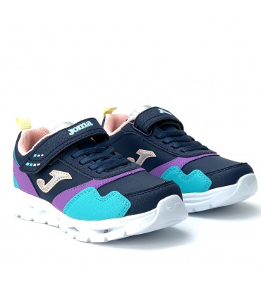 ZAPATILLA JOMA LUCES STAR JR 2433 NAVY PURPLE