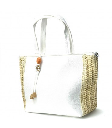 BOLSO RAFIA ASA JYL67747 WHITE BLANCO