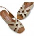 SANDALIA D CHICAS PIEL ASTANA 5242 BEIG