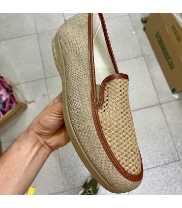 ZAPATILLA HOMBRE REJILLA 110 TOSTADO