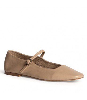 ZAPATO MARY JEAN PLANO M4575 TAUPE
