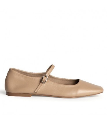 ZAPATO MARY JEAN PLANO M4575 TAUPE