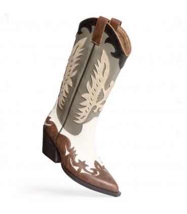 BOTA CAMPERA M4800 CUERO VERDE
