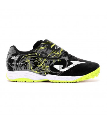 ZAPATILLA JOMA SUPER COPA JR 2401 BLACK INDOOR