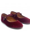 BAILARINA TERCIOPELO CHUCHES 98.000-01 BURDEOS