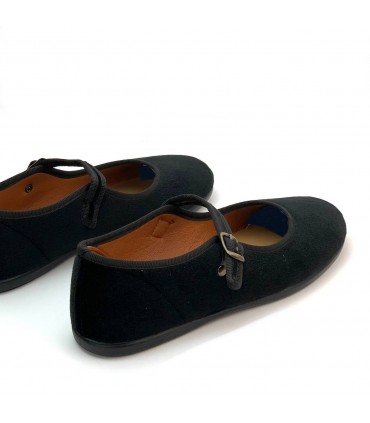 BAILARINA TERCIOPELO CHUCHES 98.000-01 NEGRO