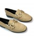 MOCASIN PLANO HERRAJE DXF27631 BEIG