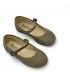 BAILARINA POLIPIEL HEBILLA NIÑA 107/287 TAUPE