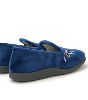 ZAPATILLA CASA CERRADA MUJER 26-214 MARINO