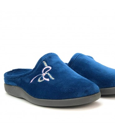 ZAPATILLA CASA MUJER 26-196 MARINO