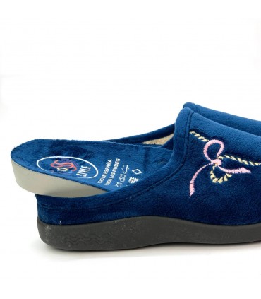 ZAPATILLA CASA MUJER 26-196 MARINO