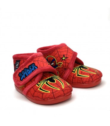 ZAPATILLA CASA SPIDER 1-232 ROJO