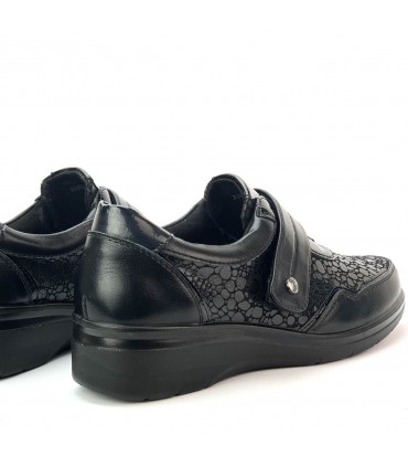 ZAPATO SEÑORA ESCAMAS AMD27073 NEGRO
