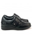 ZAPATO SEÑORA ESCAMAS AMD27073 NEGRO